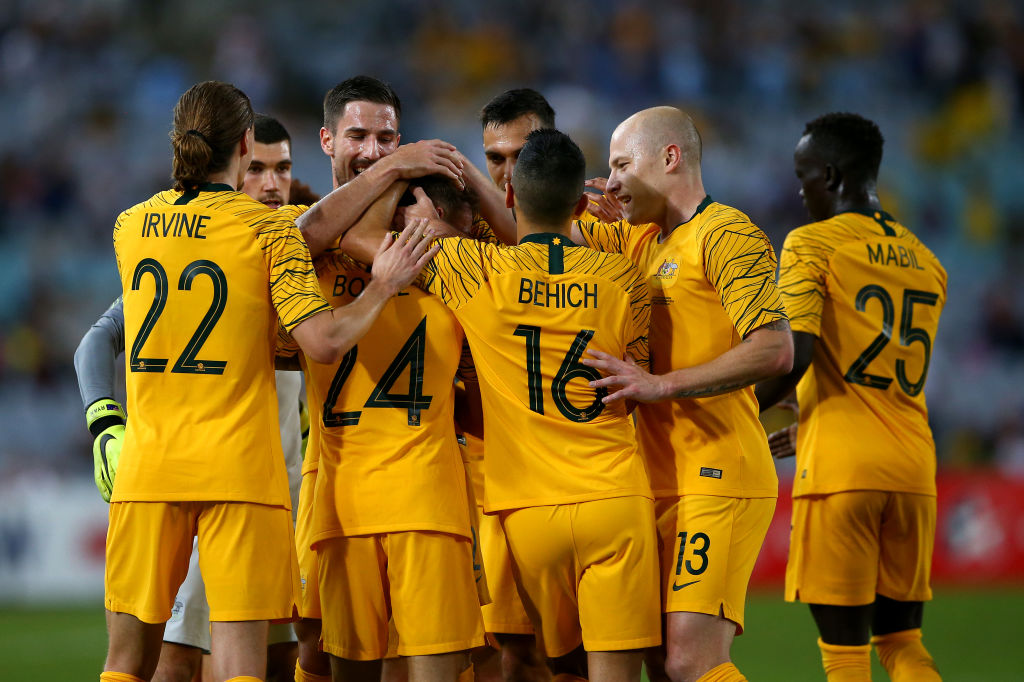 Socceroos celebrate