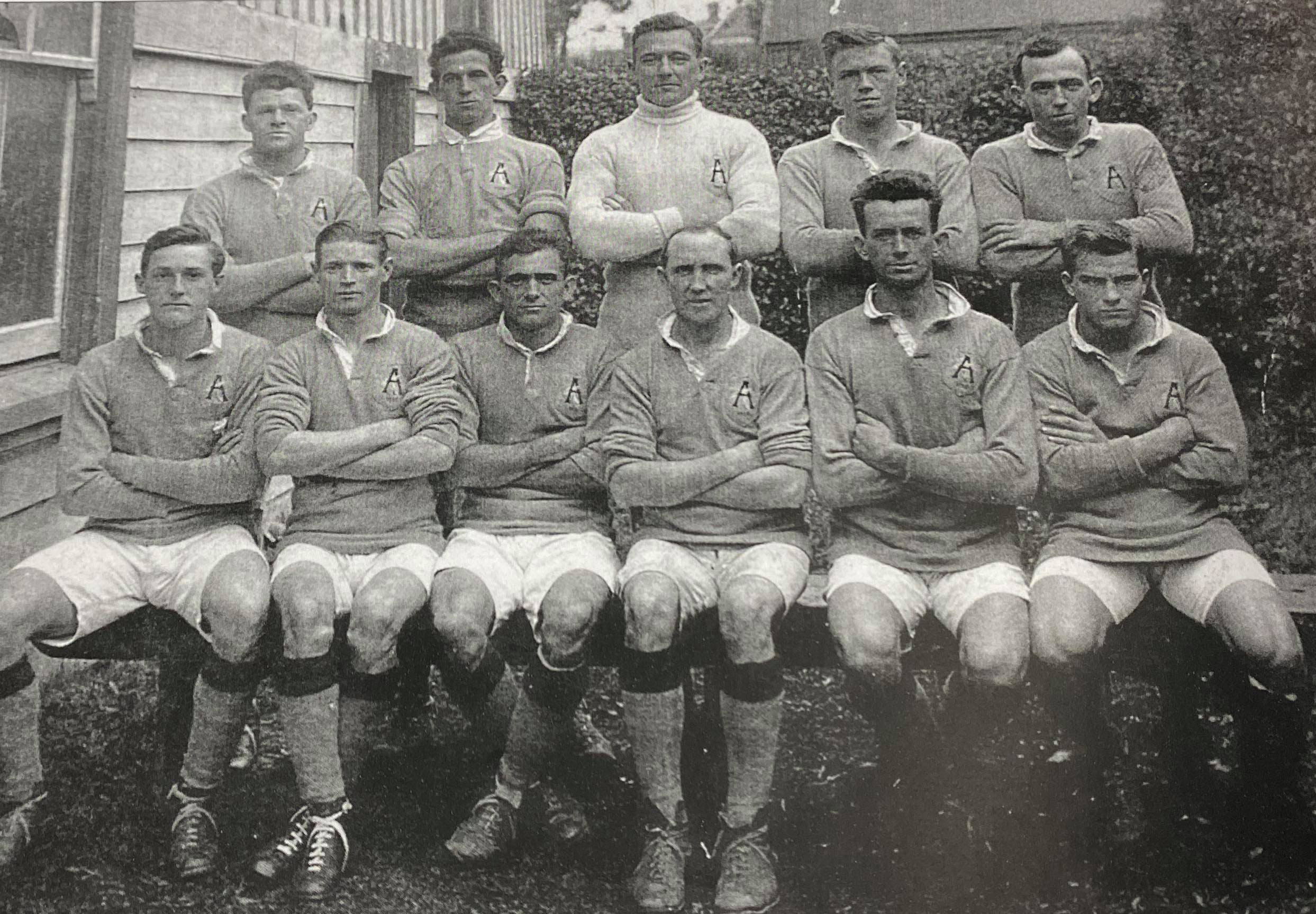 The first Australian National Men's Football Team, Dunedin NZ June 1922