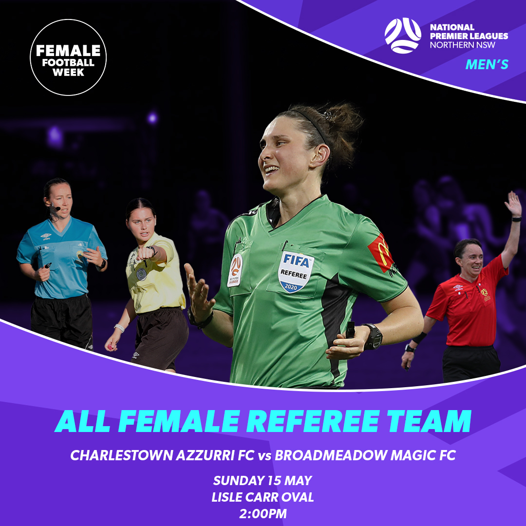 All-female match official crew and networking evening to headline 2022 Female Football Week