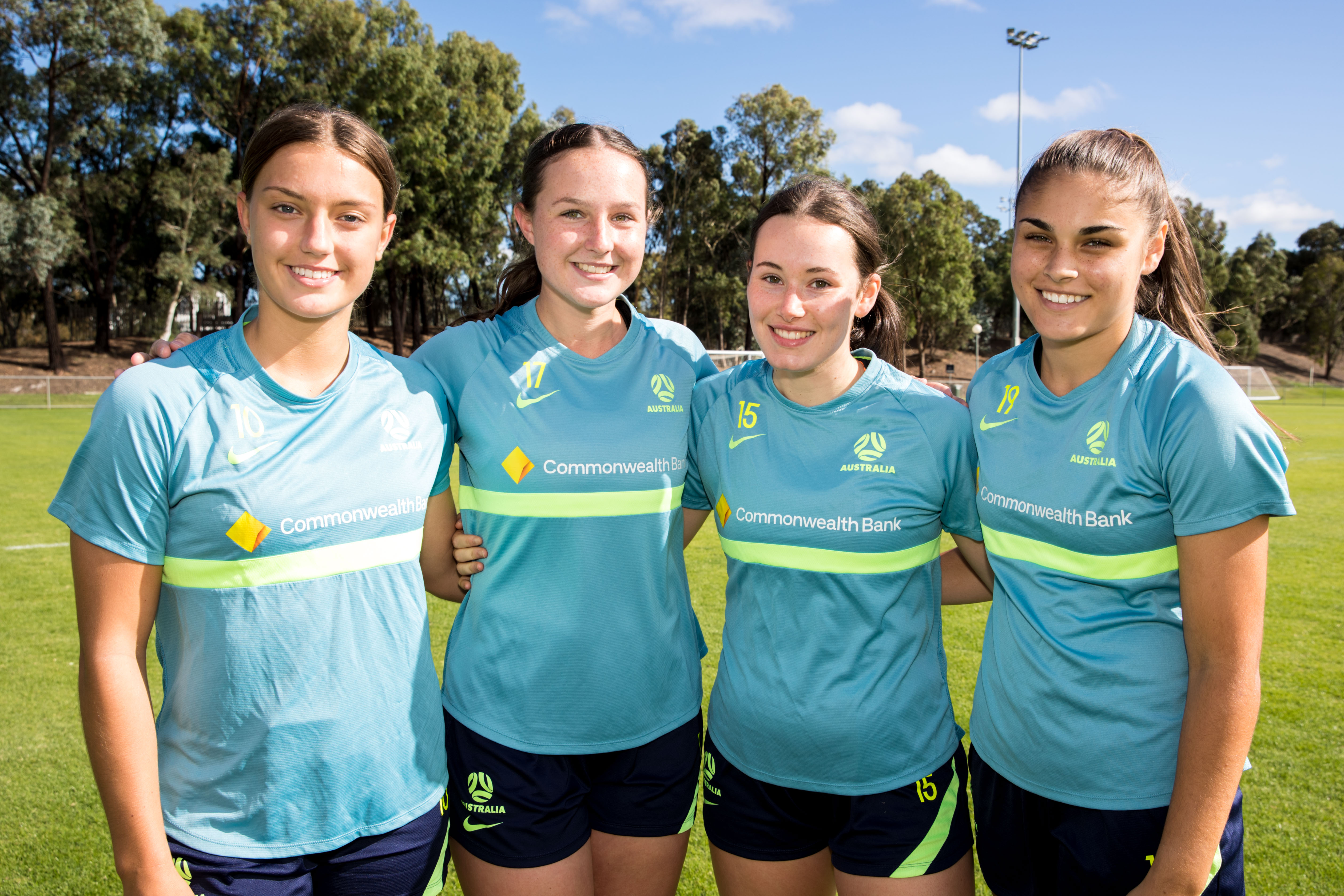 The CommBank Junior Matildas in camp in Canberra. (Photo: Ann Odong/ Football Australia)