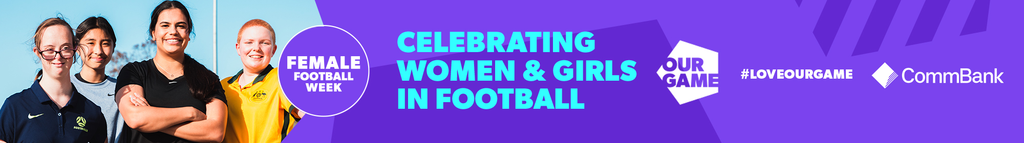 Female Football Week Banner