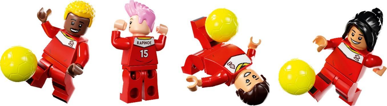 The LEGO Group teams up with the stars of women's football to inspire children to Play Unstoppable